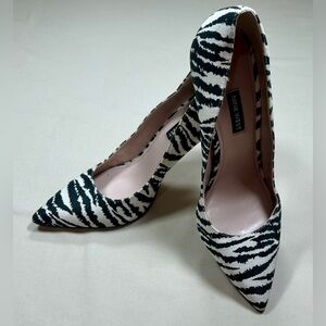 Nine West Heels Zebra 10 Shoes